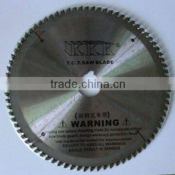 saw blade for colour steel cutting