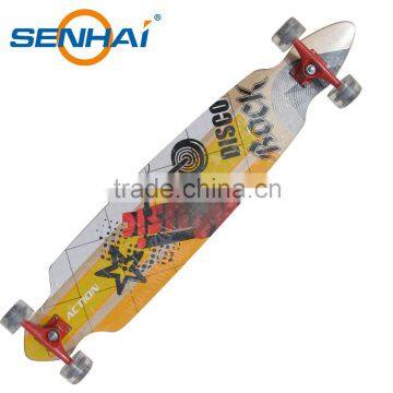 SENHAI canadian maple wood longboard skateboard