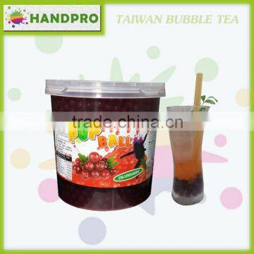 High Quality Cranberry Popball for Taiwan Bubble Tea drinks like Popping Boba