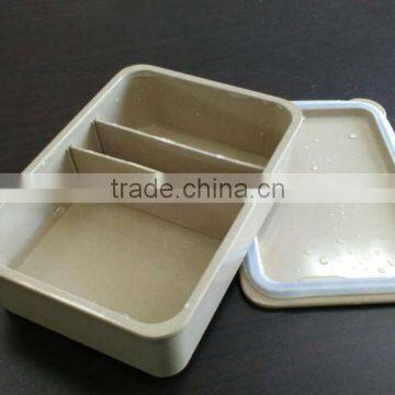 Eco Friendly Rice Husk Compartment Bento Lunch Boxes