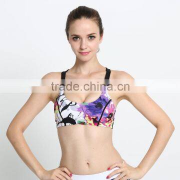 Fitness&Yoga Wear Sportswear Type and Spandex/Polyester Material Yoga Sports Bra