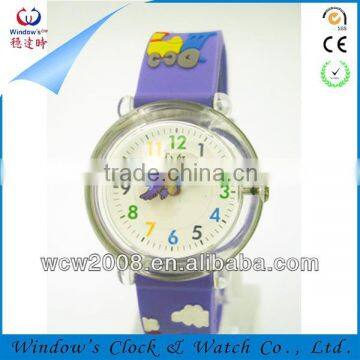 2014 hot sale colorful plastic kid wrist watch