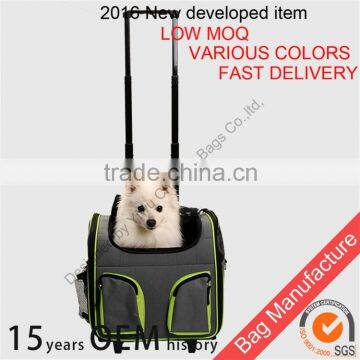 Cat cage with wheels Pet Carrier Luggage Box Dog Crate with wheels Dog Backpack Crate Rolling Wheel
