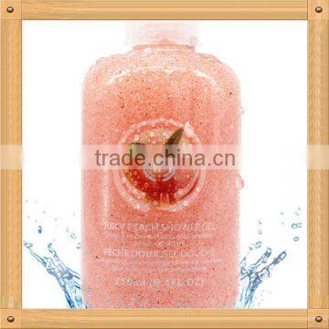 Nature extract jasmine/starwberry/lemon/blueberry/rose /pinch/aloe /vanilla Skin Whitening Shower Gel