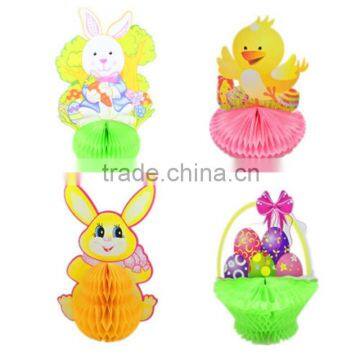 Promotional Gifts Easter Rabbit Paper Honeycomb for Hanging Decorations photo-2