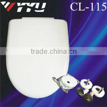 CL115 UF Toilet Seats; Slow Closing Urea Seat Lids Decorative Toilet Lid Covers