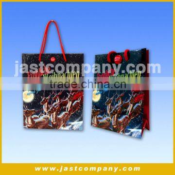 Sound Christmas Paper Gift Bag, Personalized Christmas Paper Gift Bag photo-3