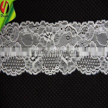 White Jacquard lace for Shoes women