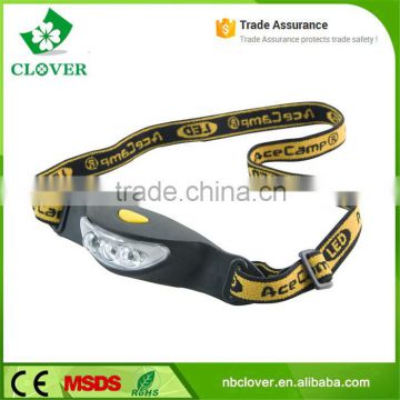 OEM available ABS material 3 modes high power headlamp 3 LED 50 lumens headlight led