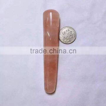 Rose Quartz Crystal Body Building Tools Natural Rock Massage Tools photo-2