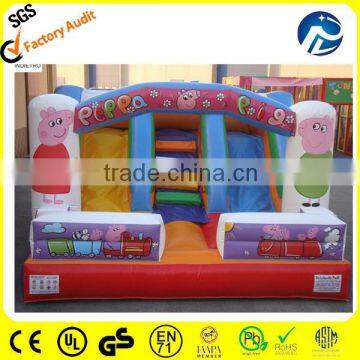 2014 Best Quality Kids' popular inflatable trampoline slide