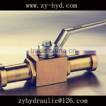 KHM-SAE-FS210 DN50 with flange high pressure oil ball valve
