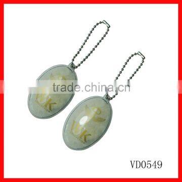 Custom Soft Plastic Material Square Down Jacket Feather Label photo-4