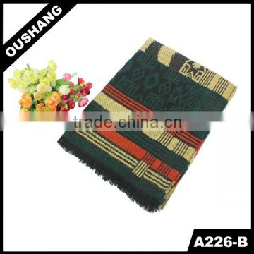 A226-B Geometrical Figure Scarves Shawls Factory Direct