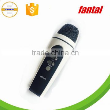 2015 popluar cell phone microphone, mobile microphone mc-919, mini karaoke player