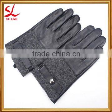 Comfortable Men Thermal Gloves Winter Motorcycle Sports Leather Gloves