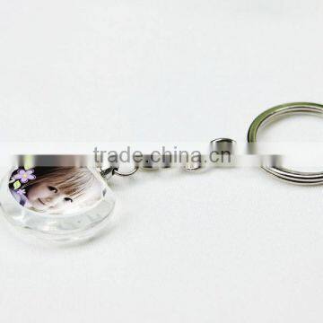 Multicolor Crystal Glass Keychain for holiday Gifts or Decoration