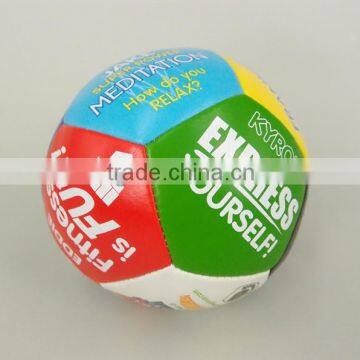 12 panels soft soccer ball