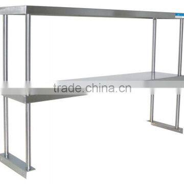 DOUBLE OVERSHELF TABLE