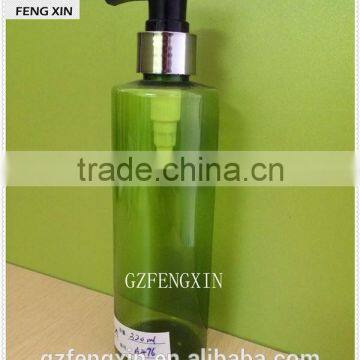 Personal Care Cylinderical PET Plastic Shampoo Bottle With Sealing Type Silver Cap Lotion Pump photo-3