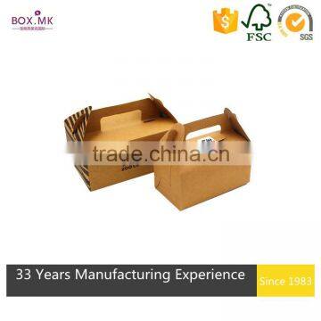 Cake Box Packaging In Paper Cake Box With Handle In Custom Print For Baking