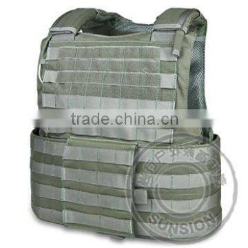 Ballistic vest with quick release system