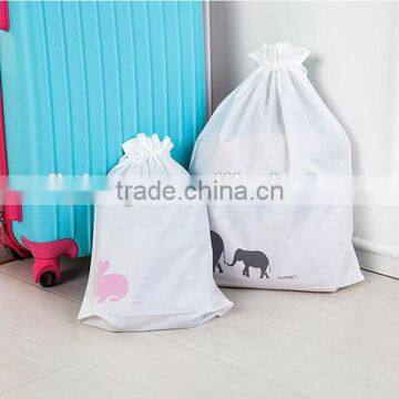 Promotional Logo Printed Cheap Polyester Drawstring Bag,waterproof Packaging Bags photo-5