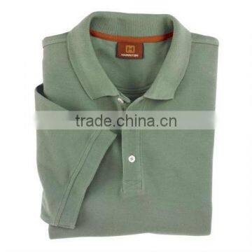 Men Cotton Pique Short-Sleeve Polo
