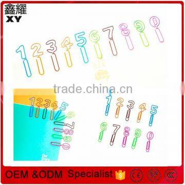 Colorful Number Shapes Clip Cheap Stationery Yes Shape Paper Clips photo-4