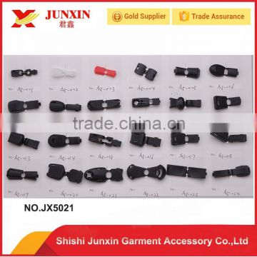 Hot plastic spring fastener buckle for dress