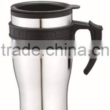 450ml double wall stainless steel auto mug