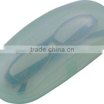 Plastic reading glasses case box