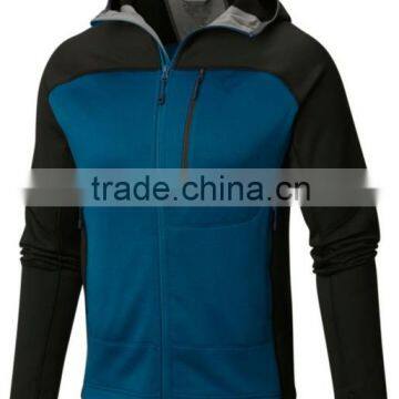 Spring Traveling Wear Men Hooded Fleece Jacket