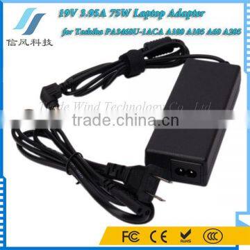 A100 A105 A60 A205 PA3468U-1ACA for Toshiba Satellite Laptop Charger 19V 3.95A 75W