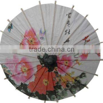 Chinese oil handmade Chinese paper umbrella supplier for wedding