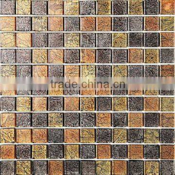 Golden crystal mosaic tile (PGHD04)