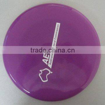 9" Plastic Flying Disk with Fully Flat Surface