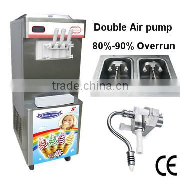 Stand model, high quality air pump soft ice cream machine (ICM-T333)