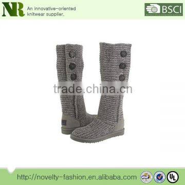 popular designs warm soft woman shoes wool shoes
