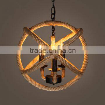 classic design rope pendant light stairs pendant light for home decor/Gallary/coffee bar