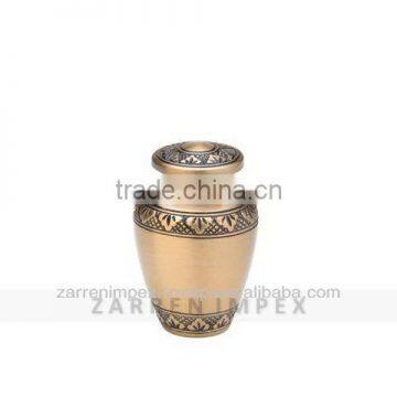 Bronze Athena 3" Brass Keepsake Urn