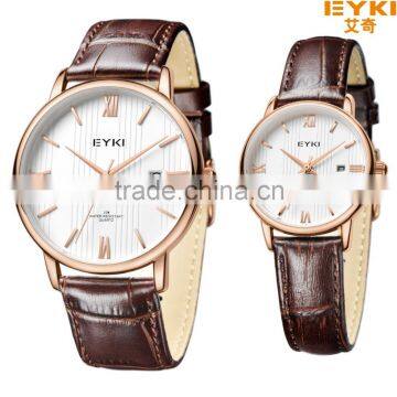 2016 New fashion leather wristwatch