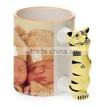 Sublimation ceramic tiger cup