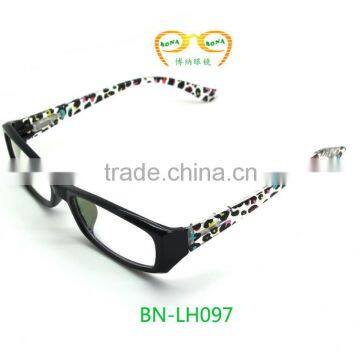 2015 wholesale hot sale clear plastic frame half frame reading glasses