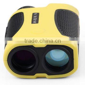 BIJIA 6X25 1200m Outdoor Yellow Color Golf Laser Rangefinder with Pin Seeking and Flag Seeker