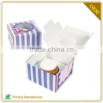 Cheap Recycled Four Color Printed Paper Package Moon Cake Box Factory