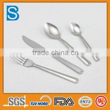 high quality hand polish stainless steel flatware set