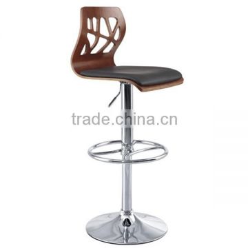 New Black Leather Chair Plywood, Plywood Chair, Plywood Dining Chair