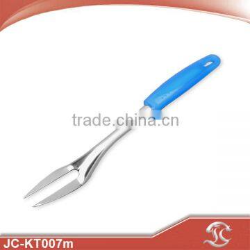 Newfangled durable stainless steel fruit meat BBQ fork