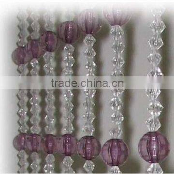 BC143 Wholesale Crystal bead curtain K9 crystal curtain hanging beads curtain handmade bead curtains for TV backgound